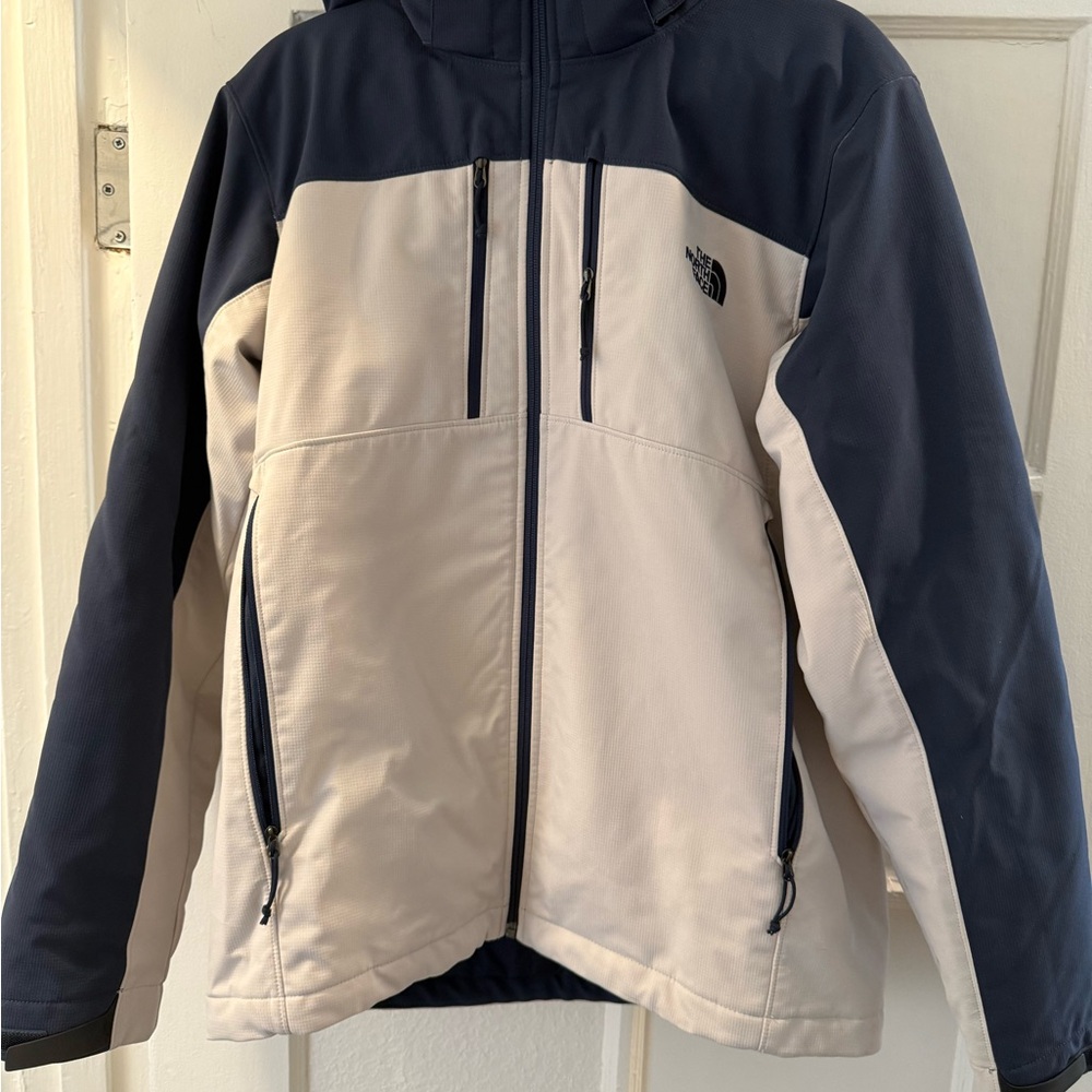 The North Face Men's Navy and Cream Jacket
